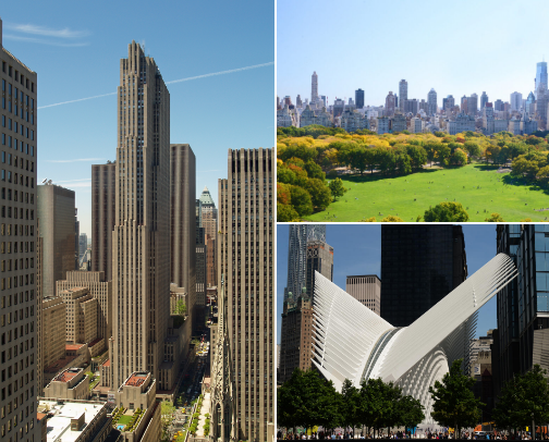 Mes endroits visités à NY cover photo collage