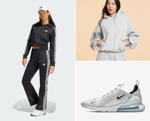 My favorite athletic looks & accessories cover photo collage