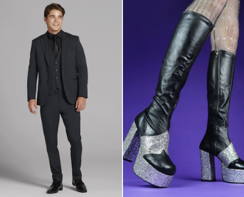 Men's and women's Accessories and clothing cover photo collage
