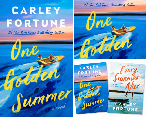 Read Free - One Golden Summer uplifting beach read for romantics cover photo collage