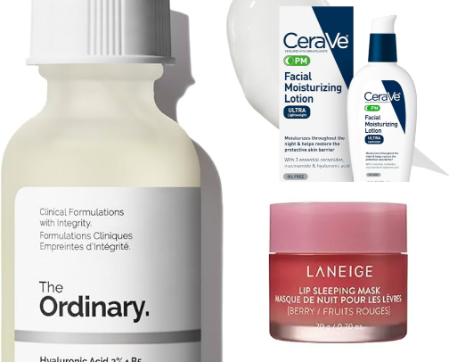 Nighttime Skincare Routine Must Haves!! cover photo collage