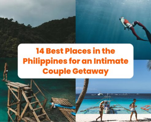 Destination places for couples cover photo collage