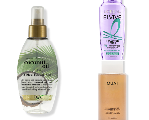 hair routine for fine-medium hair cover photo collage