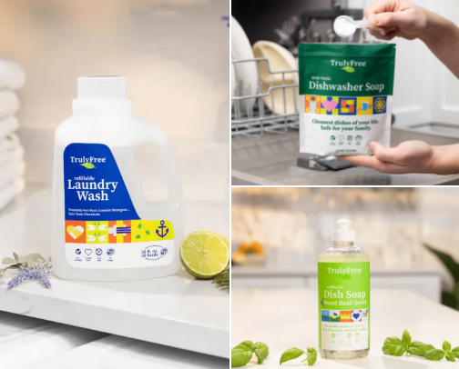 $10 Off + Free Membership at Truly Free Marketplace - It’s like a mini Amazon, but Non-Toxic cover photo collage