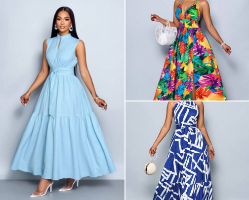 Maxi dresses cover photo collage