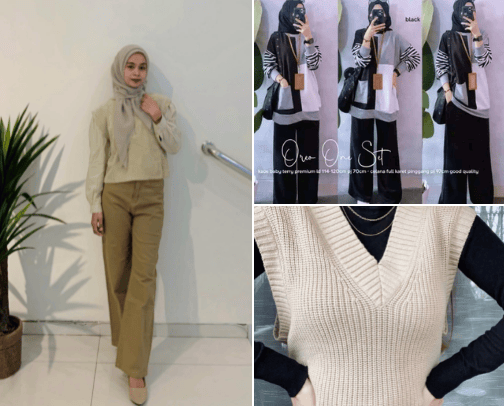 Inspirasi Outifit modis cover photo collage