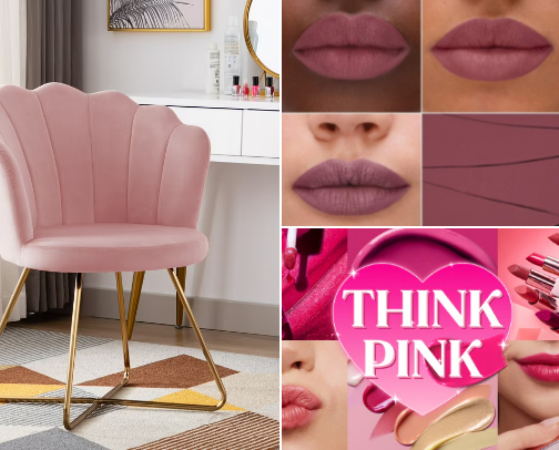 The Pink In Me cover photo collage