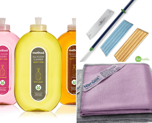 Must haves for a clean house cover photo collage