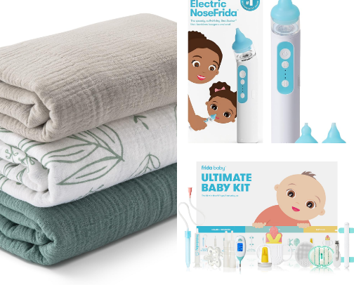 Newborn and Postpartum Must Haves 🍼 cover photo collage