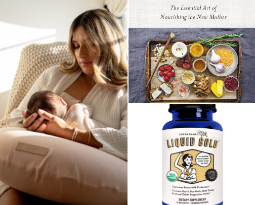 Postpartum for the crunchy mama cover photo collage