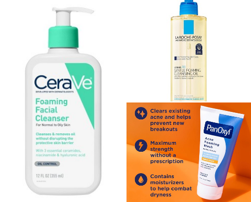 Daytime/ Nighttime Skincare Routine on a Budget ✨ cover photo collage