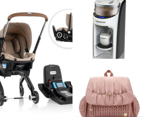New mum must haves! cover photo collage
