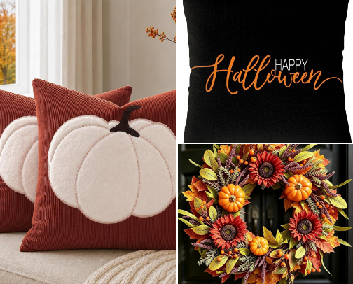 🍁Cozy Fall & Halloween Finds cover photo collage