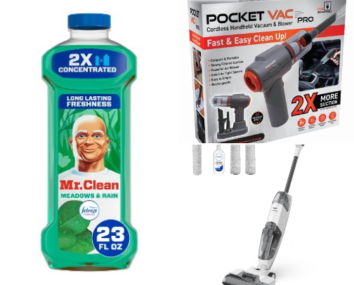 My fav random must haves for easy cleaning! cover photo collage