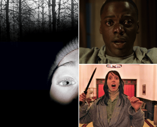 Top 10 Horror Movies (2024 edition) cover photo collage
