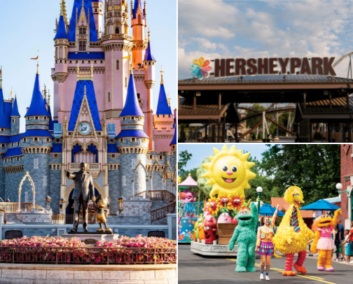 Favorite theme parks/ play places cover photo collage