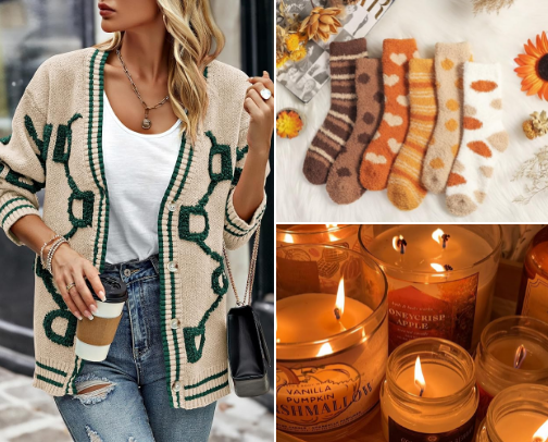 Falling for Fashion cover photo collage