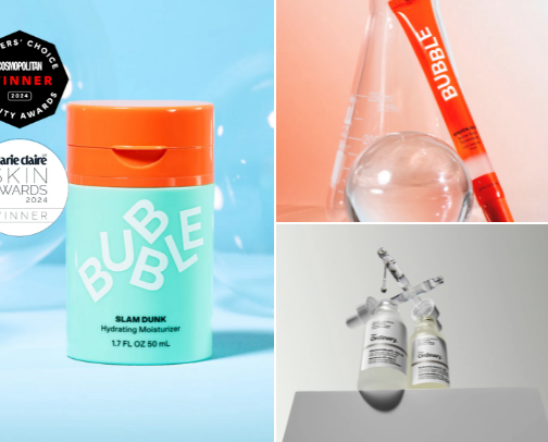 skincare cover photo collage