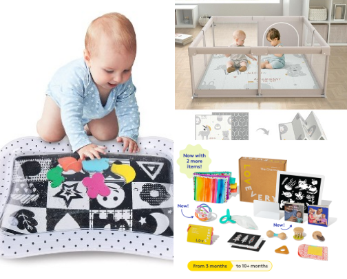 Sensory Toy Favorites to Support Babies Play and Development cover photo collage