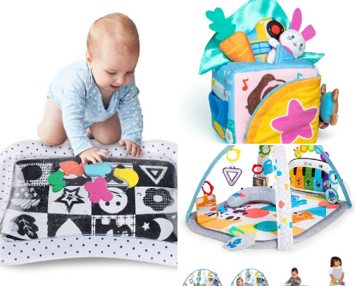 Sensory Toy Favorites to Support Babies Play and Development cover photo collage