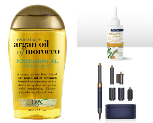 Hair products🩶 cover photo collage