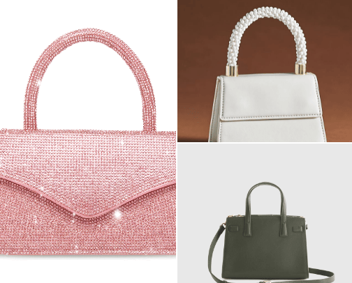 Hand bags cover photo collage