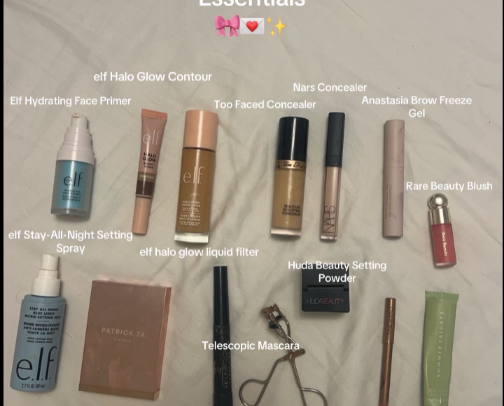 My everyday Makeup essentials🎀 cover photo collage