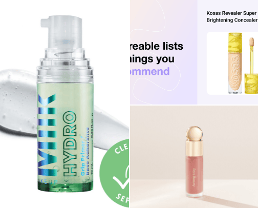 Makeup favorites cover photo collage