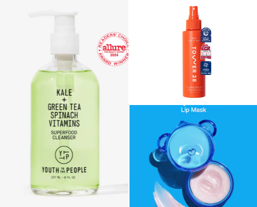 Everyday skincare routine cover photo collage