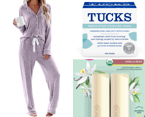 Pregnancy & Postpartum Hospital Bag Must-haves for Momma cover photo collage