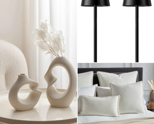 Affordable Home Decor that looks Luxurious cover photo collage