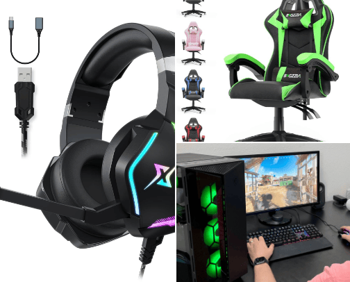 Gaming Ideas for the young and the young at heart cover photo collage