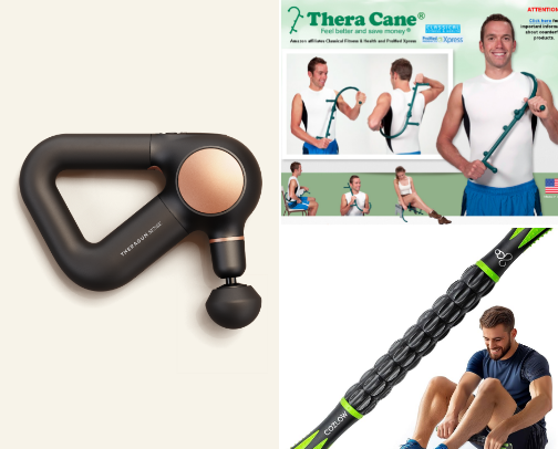 Top recs for clients from a Certified Massage Therapist cover photo collage