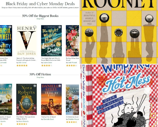 Barnes & Noble Black Friday cover photo collage