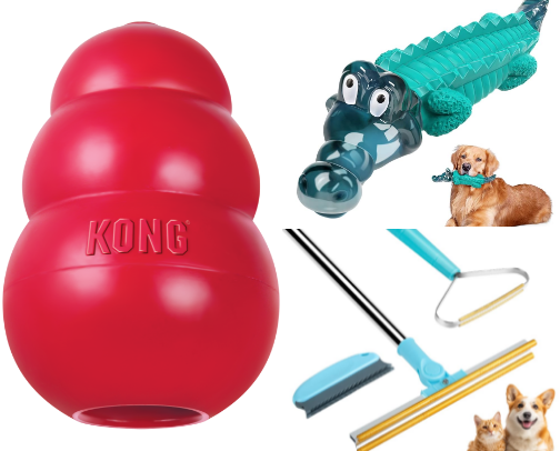 Dog mom must-haves 🐾🦴 cover photo collage