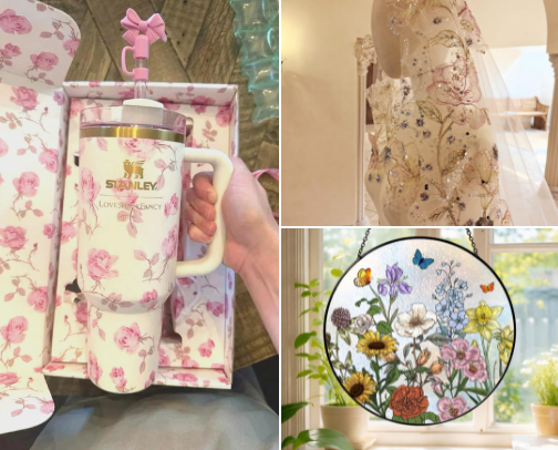 Floral Patterns cover photo collage