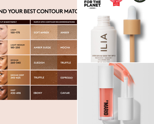 favorite makeup recs ! cover photo collage