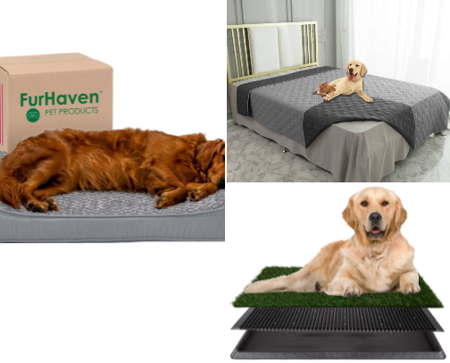 "Top Dog Essentials Every Pet Owner Needs" cover photo collage