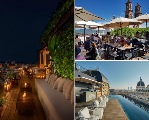 Rooftop bars for the perfect first date cover photo collage