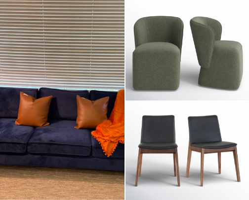 Affordable Luxury: Modern Furniture That Makes a Statement cover photo collage