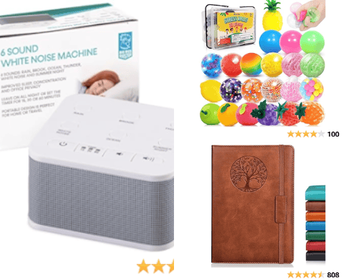 Stress-Relief Fidget Toys and More! cover photo collage