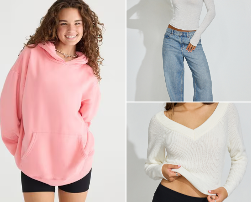 Winter clothes for women cover photo collage