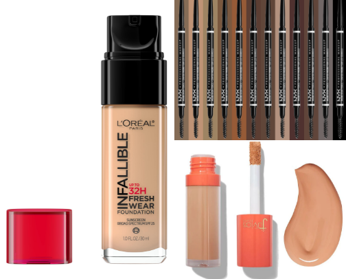 waterproof makeup cover photo collage