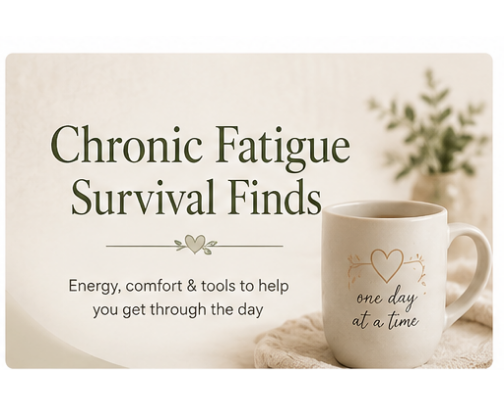 Chronic Fatigue Survival Finds cover photo collage