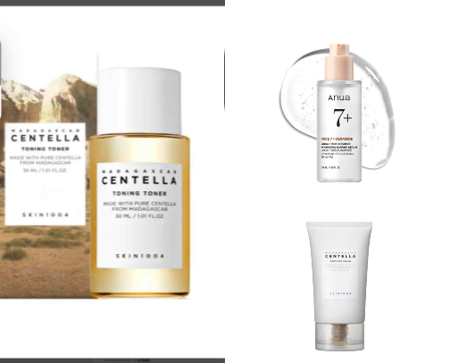 Best Korean skin care products for damaged skin✨ cover photo collage