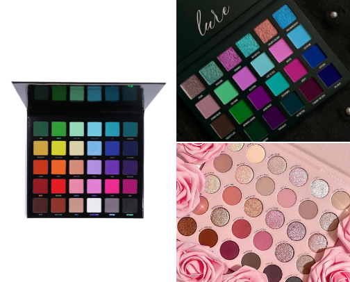 Eyeshadow Palettes cover photo collage