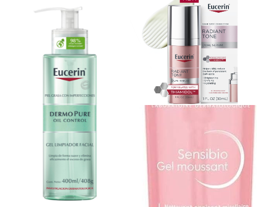 Skincare cover photo collage
