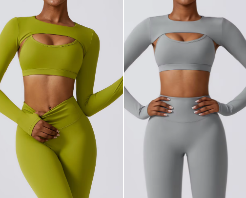 Look Good. Feel Strong. Gym Wear for All. cover photo collage