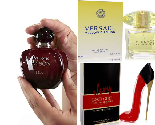 perfumes for modern and susccessful woman💥❗ cover photo collage