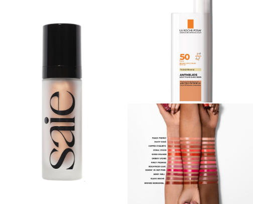 What you will find in my makeup bag. cover photo collage